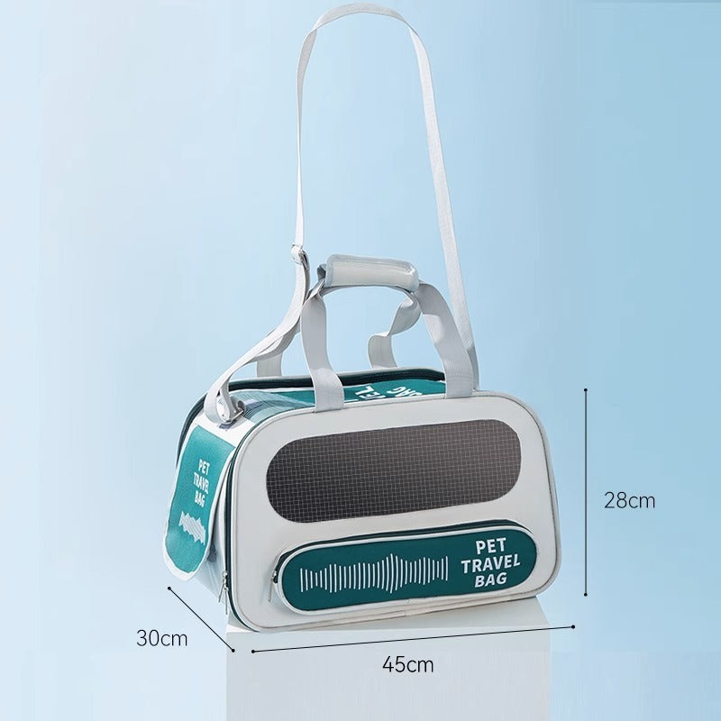 Soft Sided Collapsible Pet Travel Carrier Bag for Dogs and Cats Airline Approved