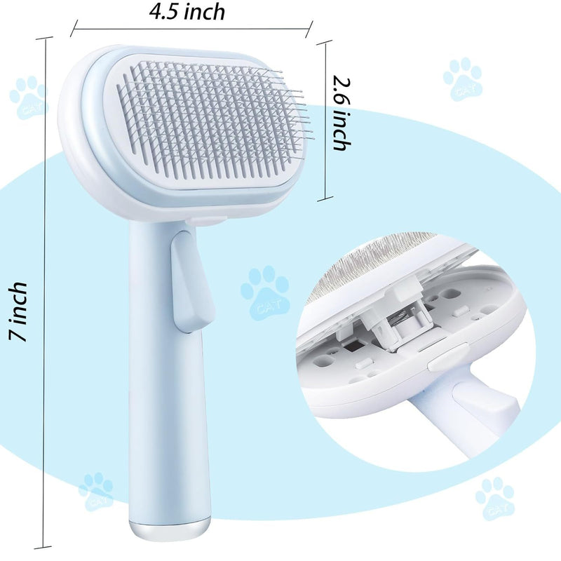 Cat Dog Brush 5 in 1 Grooming Kit with Slicker and Comb