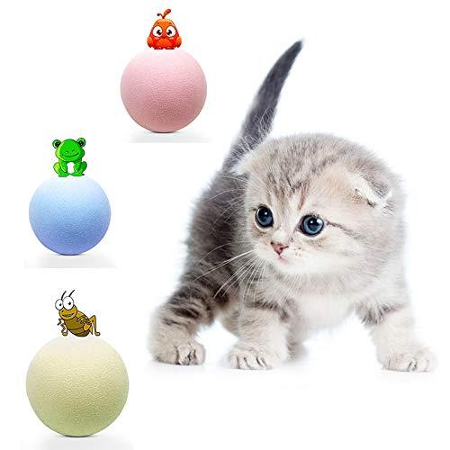Gravity Ball Interactive Squeaky Toy for Indoor Cats