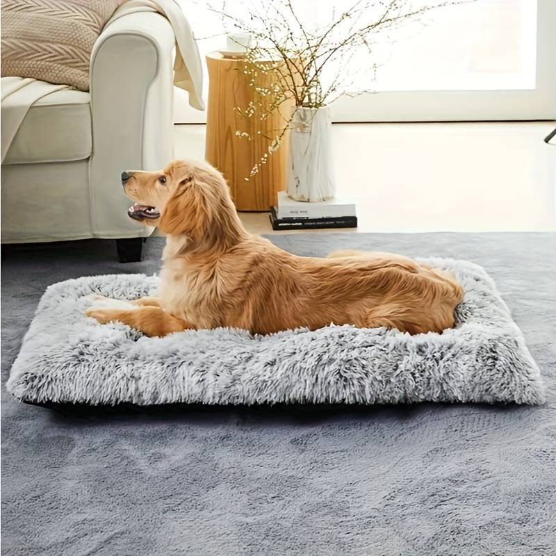 Plush Cozy Dog Bed Washable Anti-Slip Sleeping Mat