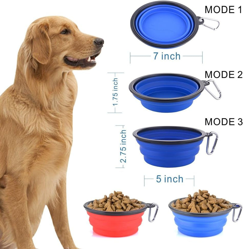 Collapsible Travel Dog Bowls