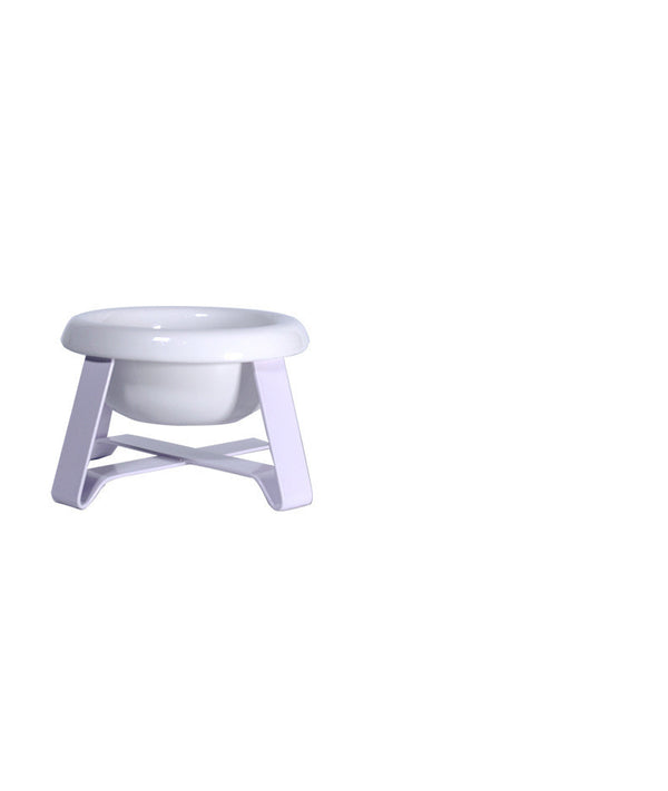 2 in 1 Cat Feeding Bowl with Stand Anti-Slip Food and Water Feeder
