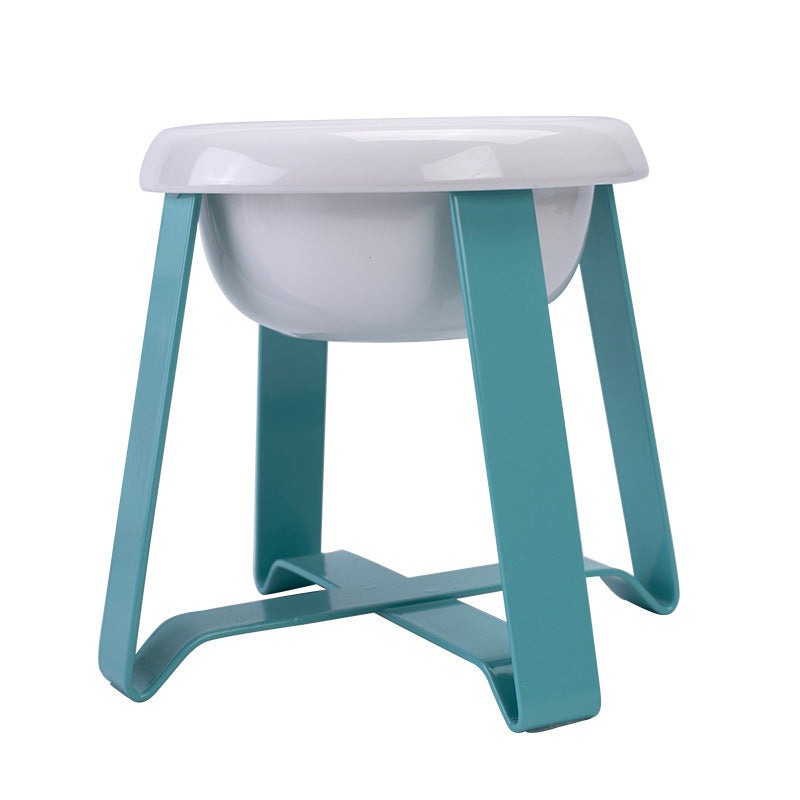 2 in 1 Cat Feeding Bowl with Stand Anti-Slip Food and Water Feeder