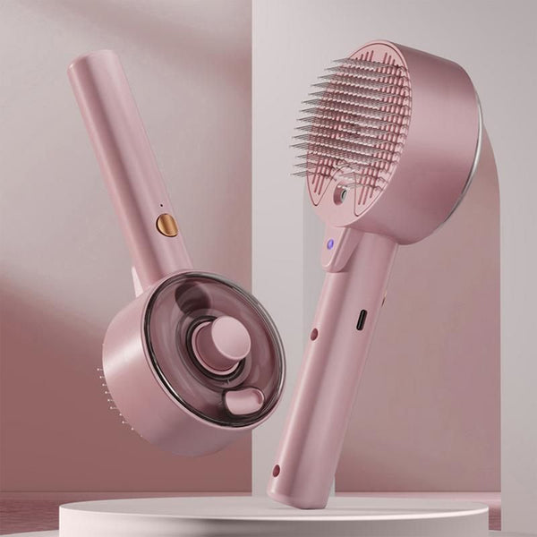 Pet's Steamy Brush USB Rechargeable Pet Grooming Comb for Long and Short Hair