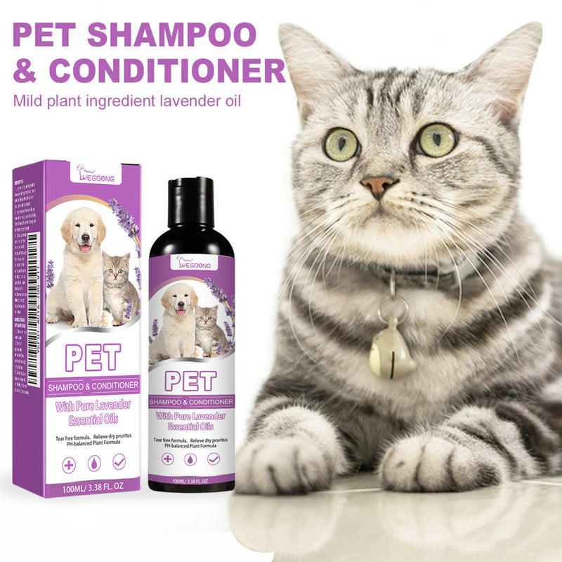 Yegbong Pet Shampoo for Itchy Skin Relief and Soft Tangle-Free Hair