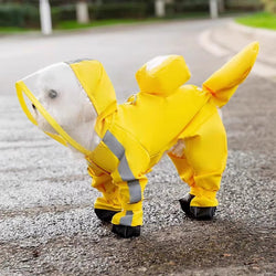 Full-Cover Pet Raincoat – All-Weather Waterproof Poncho for Dogs & Cats