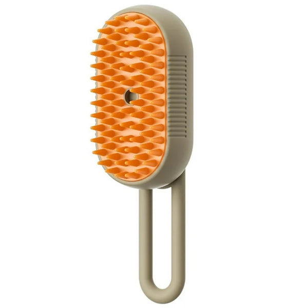 Cat Dog Steam Brush 3 in 1 Electric Grooming Comb for Hair Removal and Massage