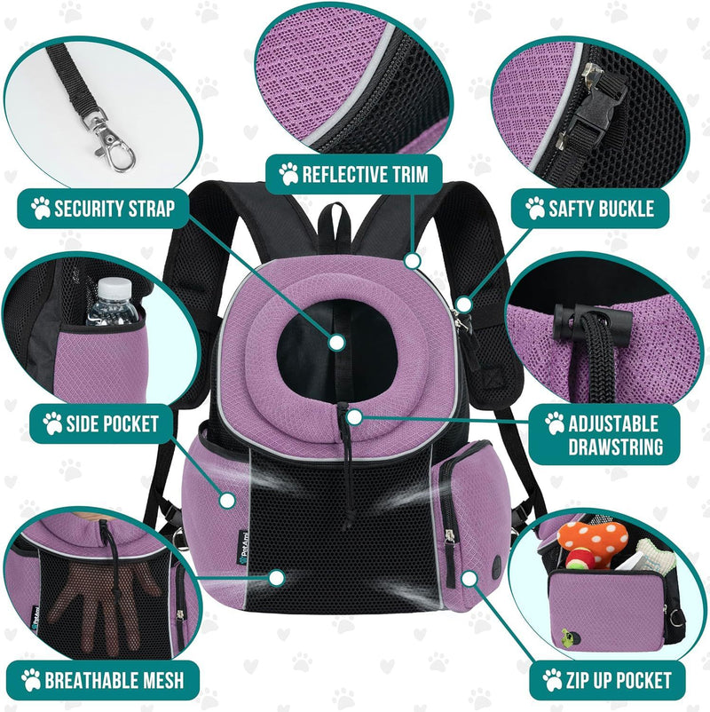Portable Dog Carrier Backpack for Travel and Outdoor Use
