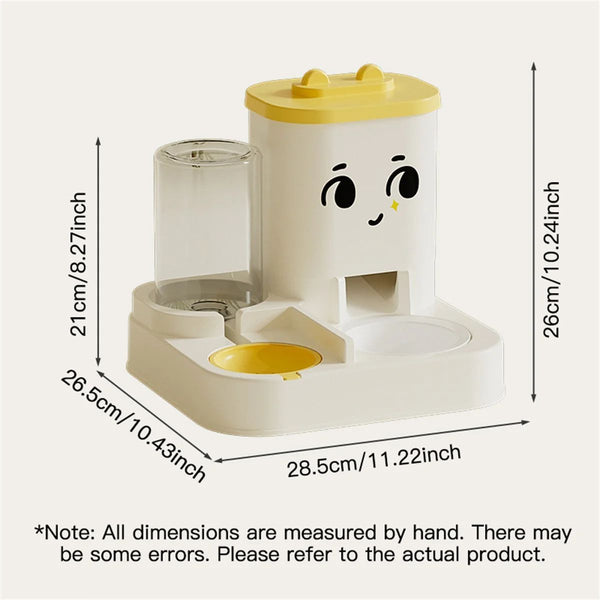 Large Capacity Pet Feeding and Water Dispenser for Cats and Dogs