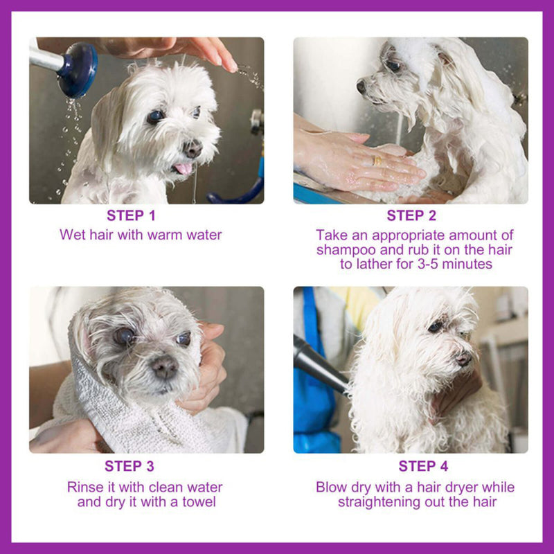 Yegbong Pet Shampoo for Itchy Skin Relief and Soft Tangle-Free Hair