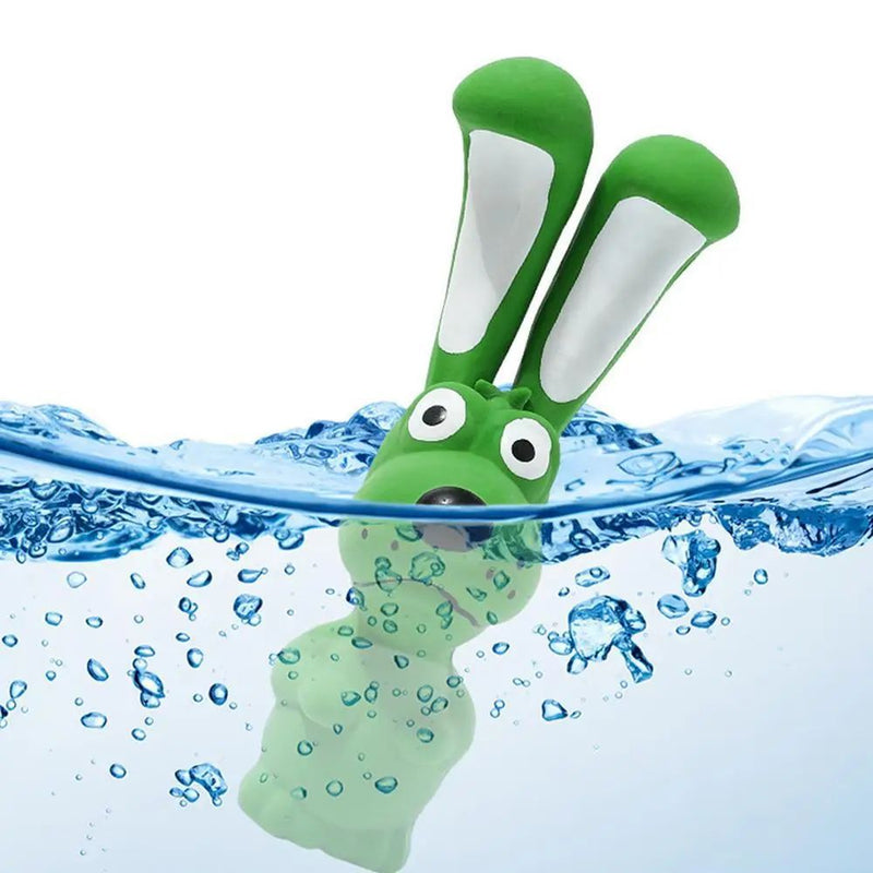 Hippo Latex Squeaky Dog Toy – Soft Chew & Interactive Pet Toy