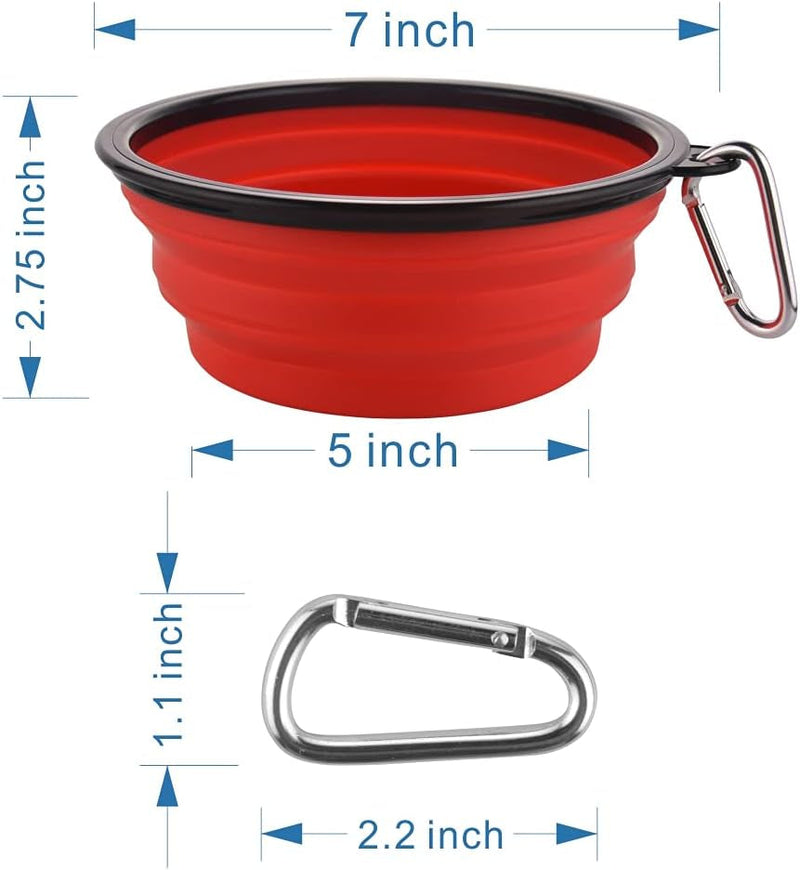Collapsible Travel Dog Bowls