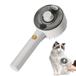 Pet's Steamy Brush USB Rechargeable Pet Grooming Comb for Long and Short Hair