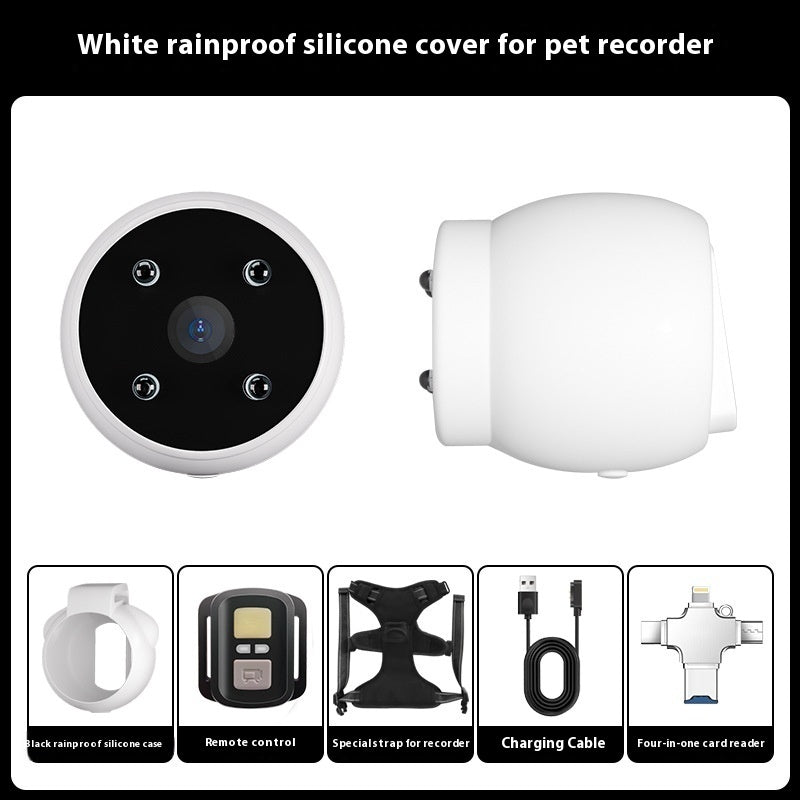 Pet Collar Camera with Motion Recorder for Dogs and Cats