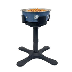 Adjustable Elevated Dog Food Bowl Stand with Anti-Slip Holder for Medium and Large Pets