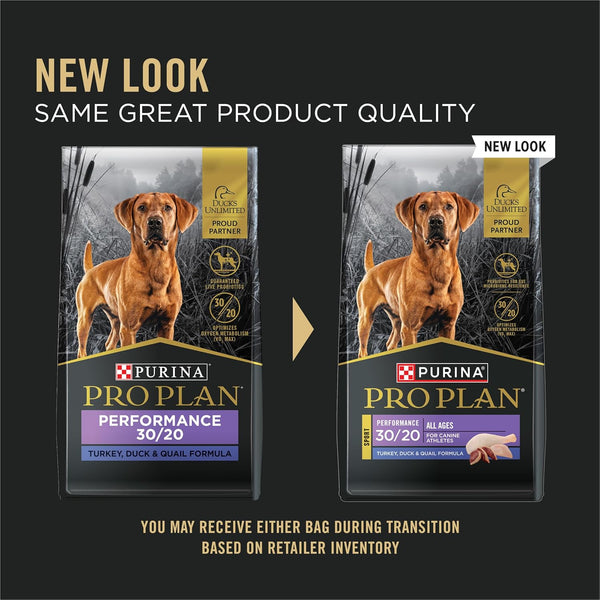 Sport Performance 30/20 Turkey, Duck & Quail Formula Dry Dog Food - 6 Lb. Bag
