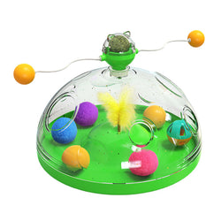 Meows Windmill Interactive Cat Toy with Catnip and Luminous Ball