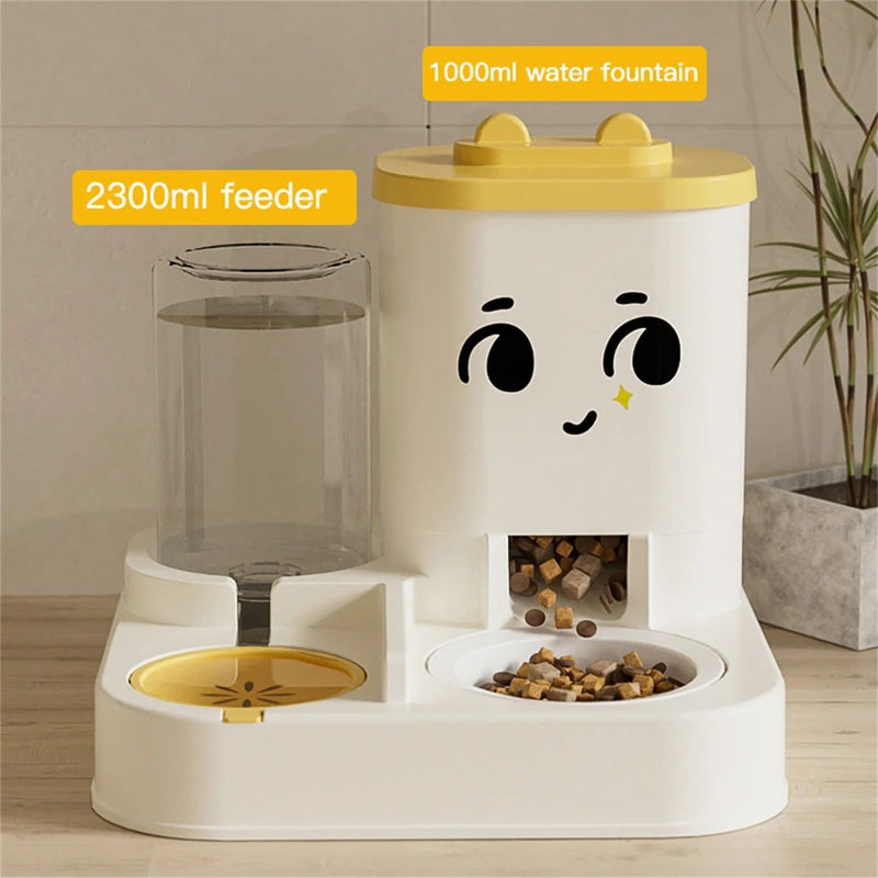 Large Capacity Pet Feeding and Water Dispenser for Cats and Dogs