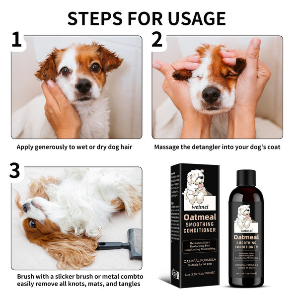 Pet Hair Conditioner and Moisturizing Shampoo