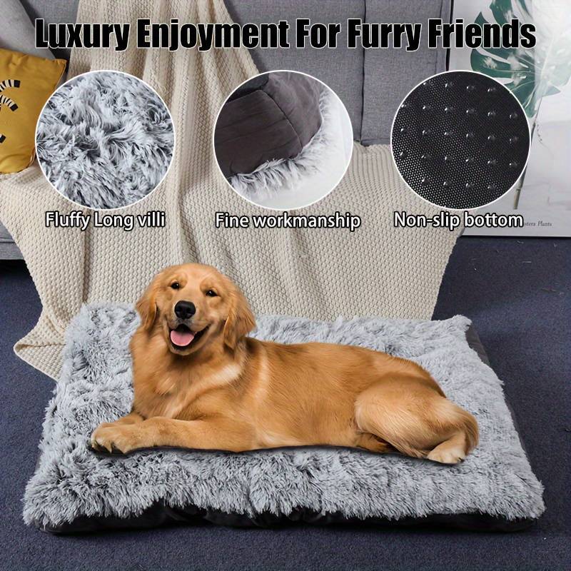Plush Cozy Dog Bed Washable Anti-Slip Sleeping Mat
