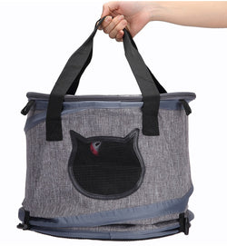 Foldable Pet Carrier Bag and Travel Bed for Cats and Dogs