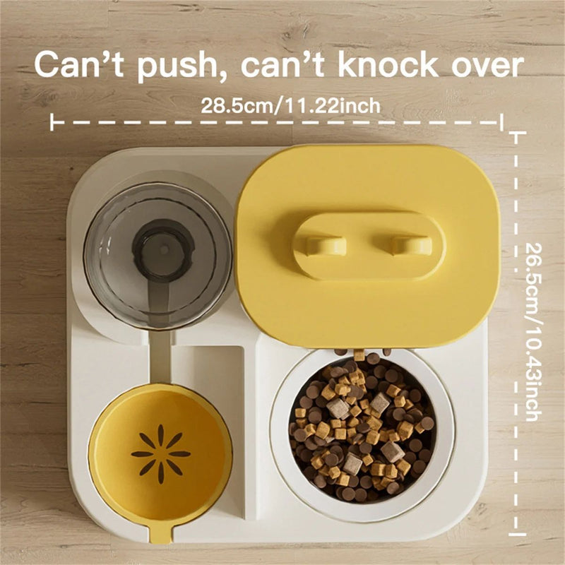 Large Capacity Pet Feeding and Water Dispenser for Cats and Dogs