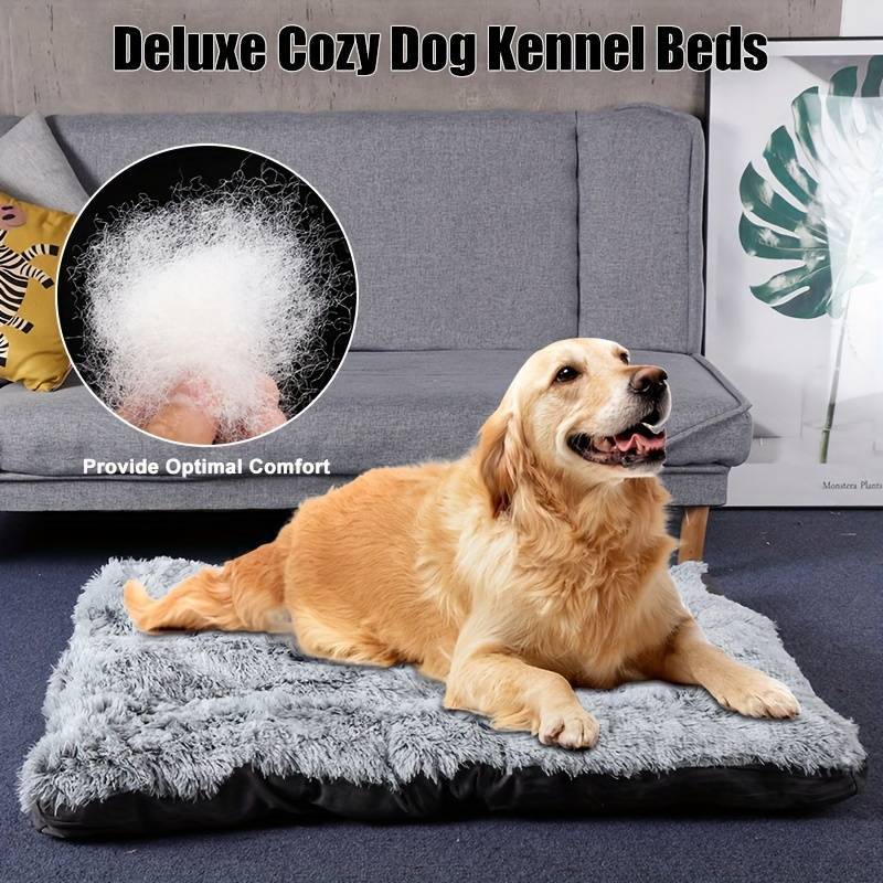 Plush Cozy Dog Bed Washable Anti-Slip Sleeping Mat