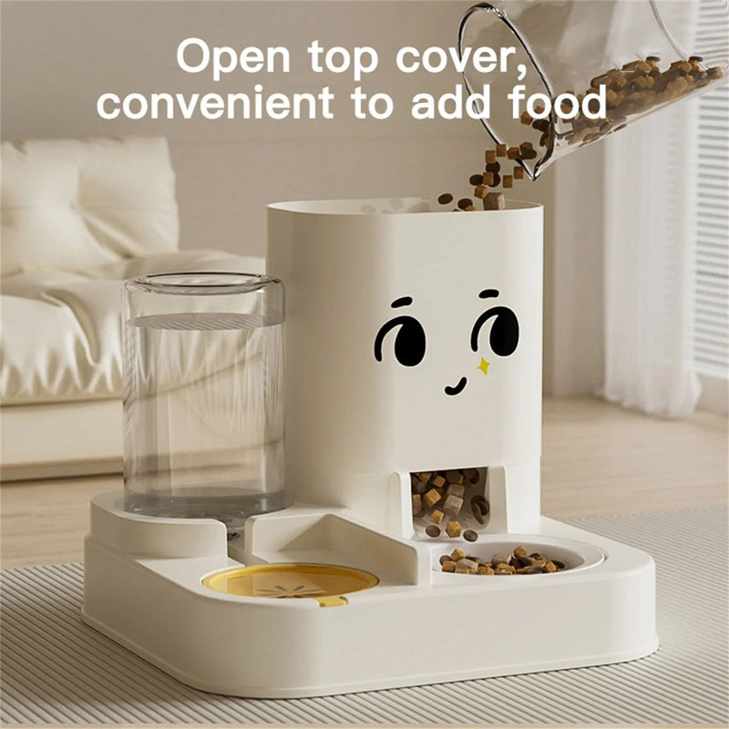 Large Capacity Pet Feeding and Water Dispenser for Cats and Dogs