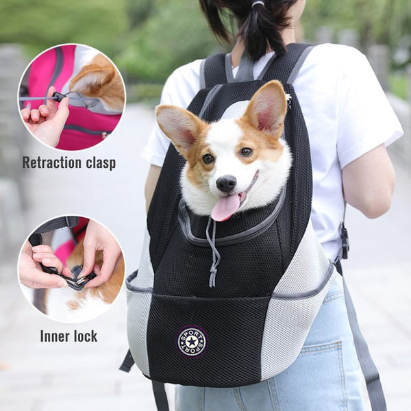 Portable Dog Carrier Backpack for Travel and Outdoor Use