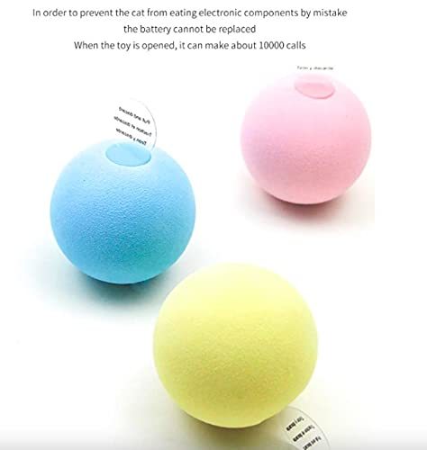 Gravity Ball Interactive Squeaky Toy for Indoor Cats