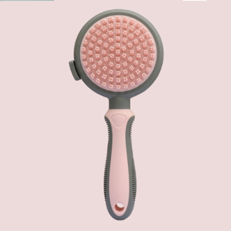 2 in 1 Double-Sided Cat Grooming Brush with Release Button