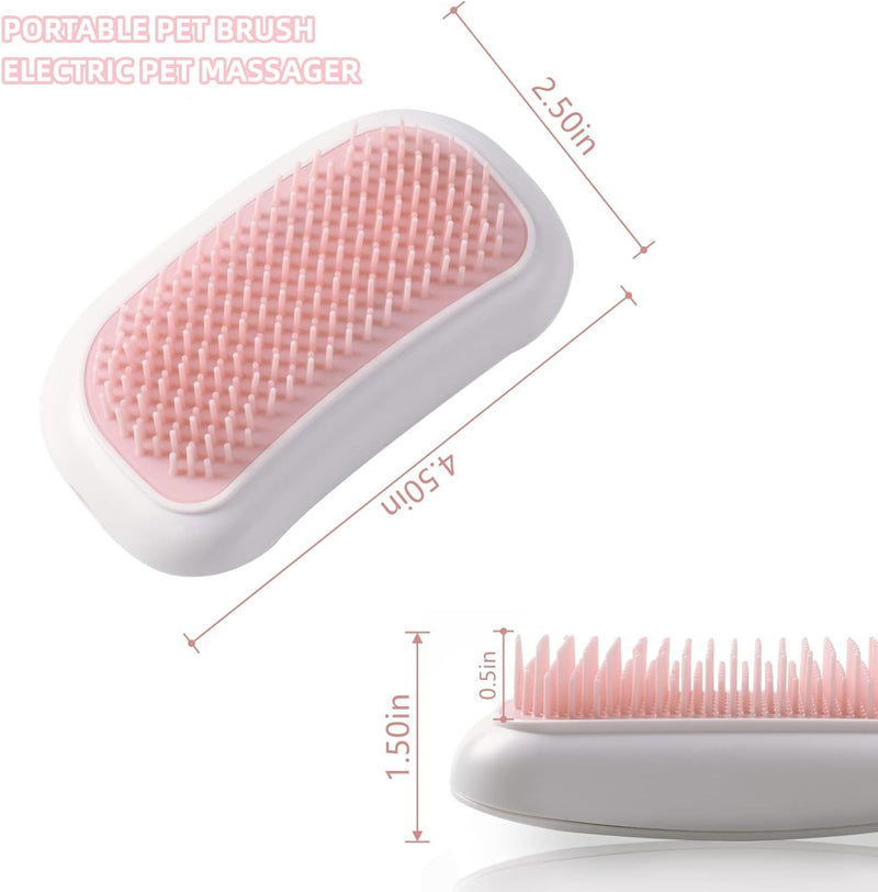 Electric Massage Pet Brush Handheld Vibration Grooming Tool for Pets