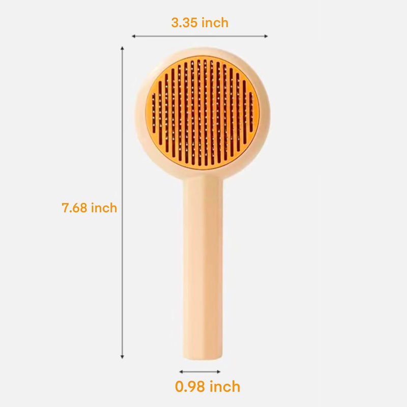 Self-Cleaning Pet Grooming Brush for Cats and Dogs