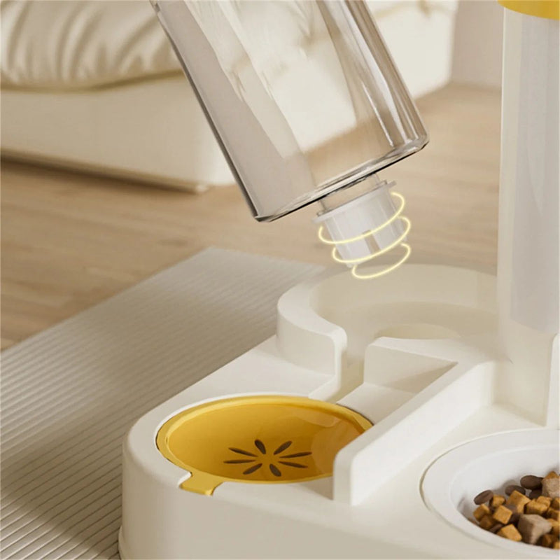 Large Capacity Pet Feeding and Water Dispenser for Cats and Dogs
