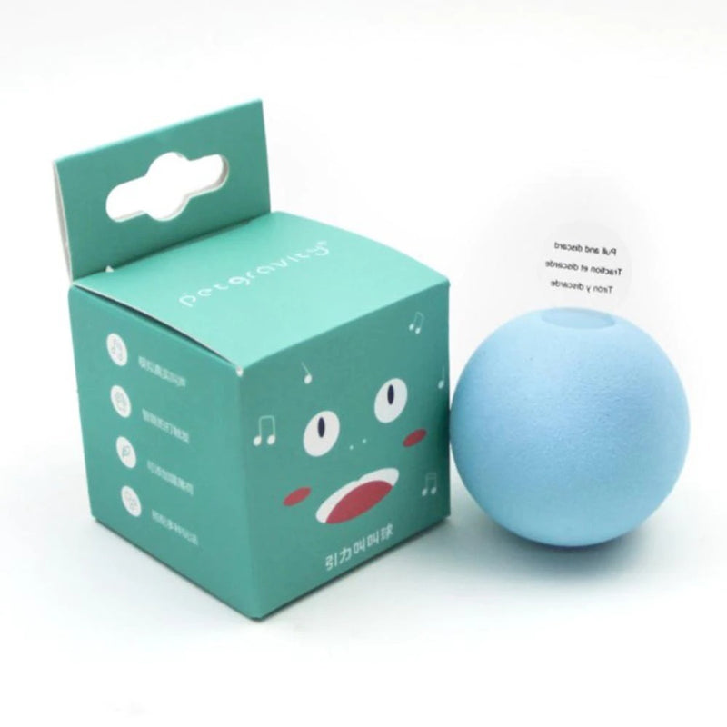 Gravity Ball Interactive Squeaky Toy for Indoor Cats