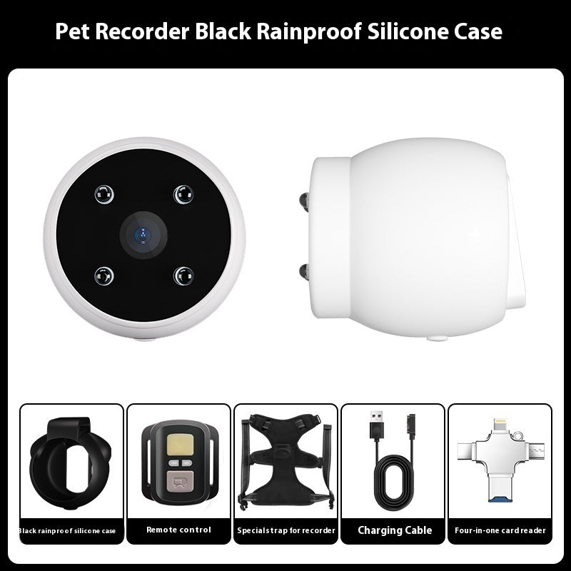 Pet Collar Camera with Motion Recorder for Dogs and Cats
